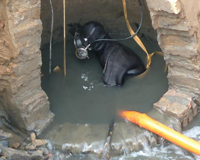 郑州管道疏通打闭水墙